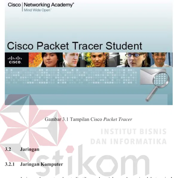 Gambar 3.1 Tampilan Cisco Packet Tracer 