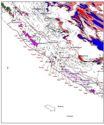 Gambar 1. Peta Lokasi Peninjauan di wilayah Putri Hijau, Provinsi Bengkulu