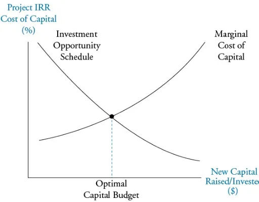 Figure 35.1: The Optimal Capital Budget