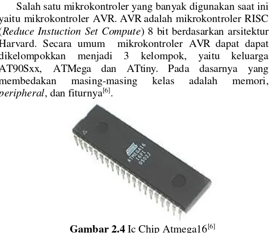 Gambar 2.4 Ic Chip Atmega16[6] 