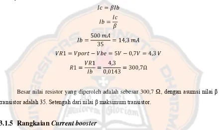 Gambar 3.8 Rangkaian driver kipas 