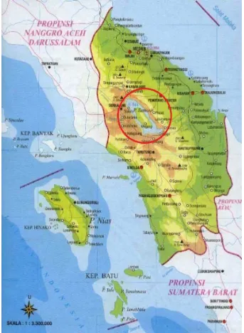 Gambar 2.1 Peta Sumatera Utara16