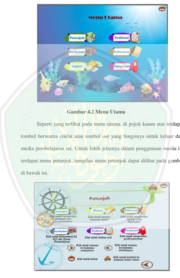 Gambar 4.2 Menu Utama 