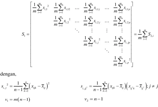 Diagram  kontrol  G  digunakan  secara  khusus  untuk  mengontrol  apakah  terjadi  perubahan  dalam  matriks  kovarian