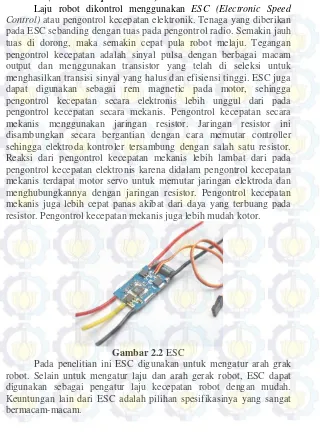 Gambar 2.2 ESC 