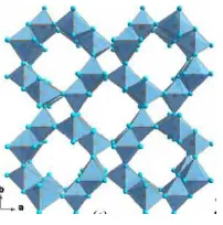 Gambar 2.9 Struktur kristal γ-Mn02 (Nsutite) (Mohamed, 2015) 