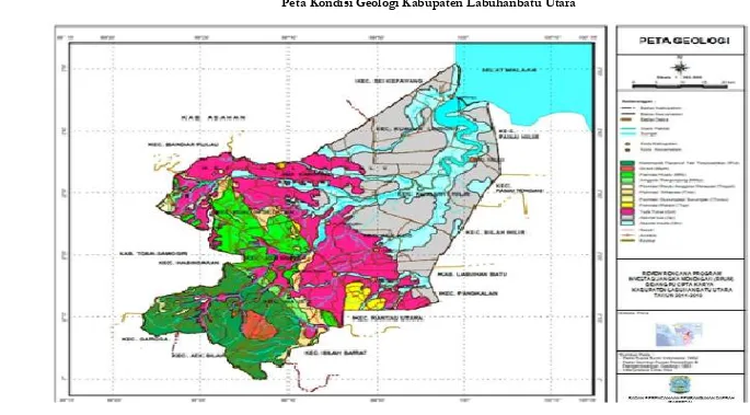 Peta Kondisi Geologi Kabupaten Labuhanbatu UtaraGambar 2.5  