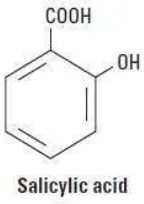 Gambar 2.7 Struktur Kimia Asam Salisilat (Sumber: Katzung, 2011) 