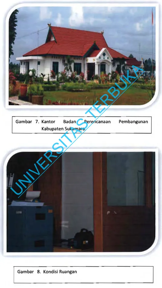 Gambar  7.  Kantor  Badan  Perencanaan  Pembangunan  Kabupaten Sukamara. 