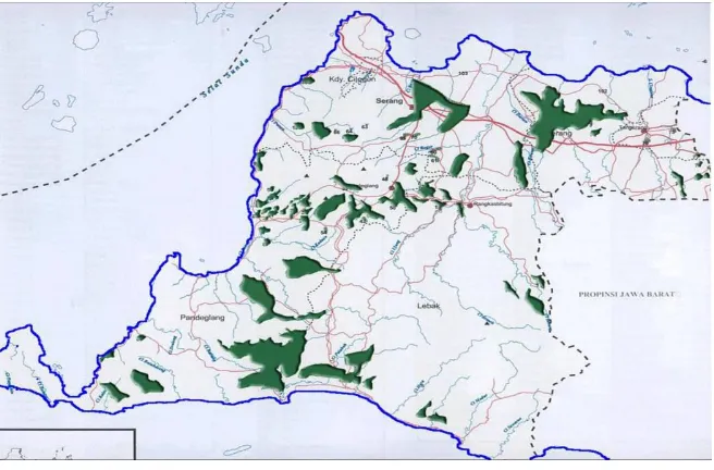 Gambar 3.4 Peta Daerah Irigasi Di Provinsi Banten 