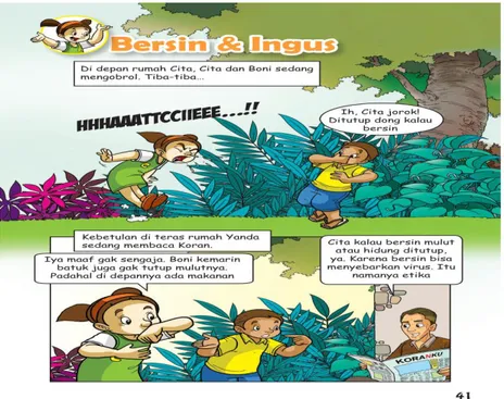 Gambar 3.4. Komik Tentang Influenza