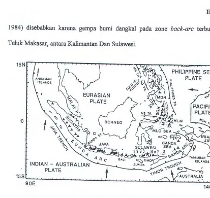 Gambar 2.2 Peta Tektonik dan Tsunami \Vilayah Indonesia 
