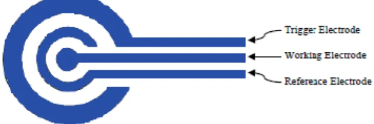 Gambar 2.6 Terminal Elektroda Strip Glukosa 