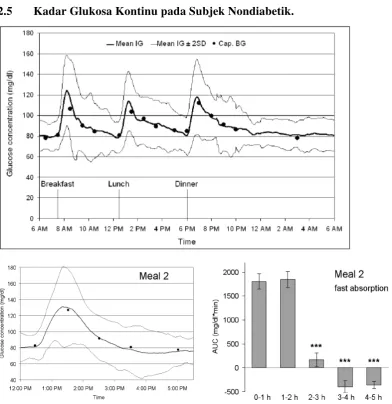 Gambar 2.7 Kadar Gula Darah Kontinu Normal. 