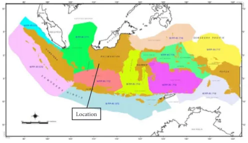 Figure 1 Fishing ground in West Kalimantan (Karimata strait, Natuna sea dan south China sea).