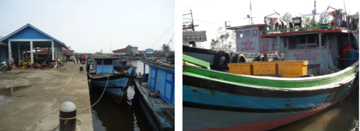 Figure 2 Type of fishermen boat in sampling area (Sungai Kakap and Sungai Pinyuh district).