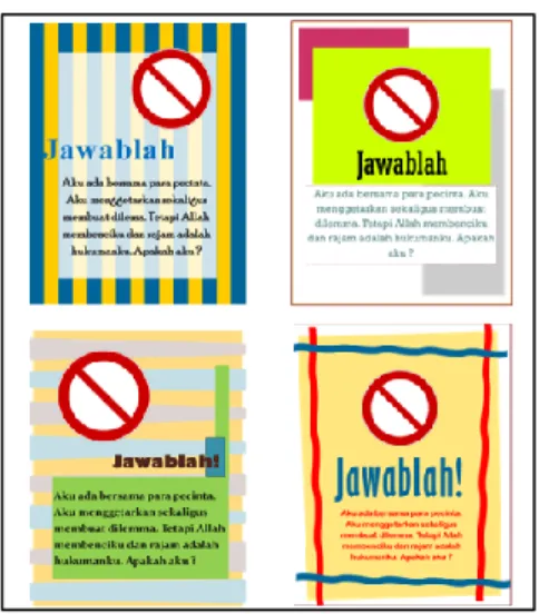Gambar 2. Desain Gambar Saat Voting 