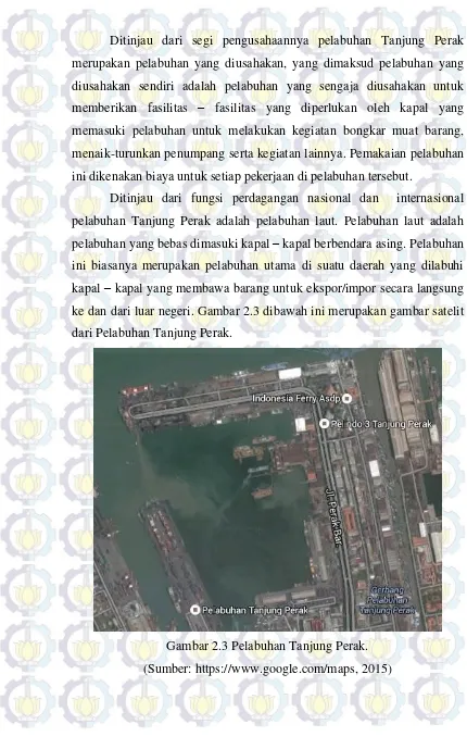 Gambar 2.3 Pelabuhan Tanjung Perak. 