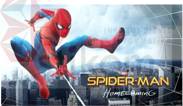 Gambar 3.1 Film bioskop Spiderman Homecoming. 