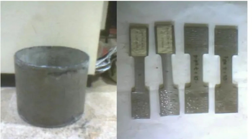 Gambar 4. Material benda uji. 