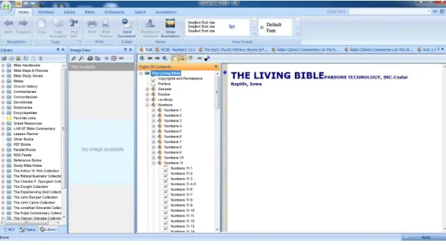 Gambar 1. The Living Bible  