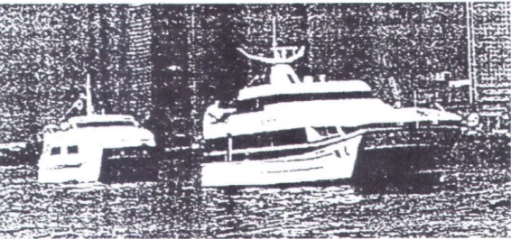 Gambar 1.2.  HYCAT tipe ferry  SuperJet-30(Arii et.al.l993) 