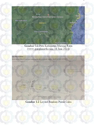 Gambar 1.1 Peta Kabupaten Murung Raya 