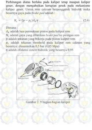 Gambar 2. 9 bagian-bagian kaliper  