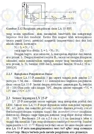 Gambar 2.12 Rangkaian pengukuran dasar LA 55-P[9] 