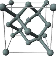 Gambar 2.1 Struktur Kristalin dari Sebuah Kristal Silika Tunggal [20] 