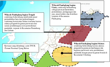 Gambar 6.3 Indikasi Arah Pembangunan permukiman dan Infrastruktur Perkotaan di Kabupaten Pandeglang 