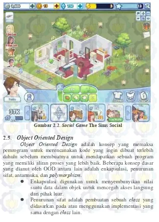 Gambar 2.2. Social Game The Sims Social 