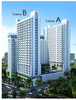 Gambar 73.1 Visual Apartemen Gunawangsa MERR Surabaya 