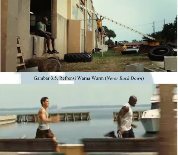 Gambar 3.5. Refrensi Warna Warm (Never Back Down) 