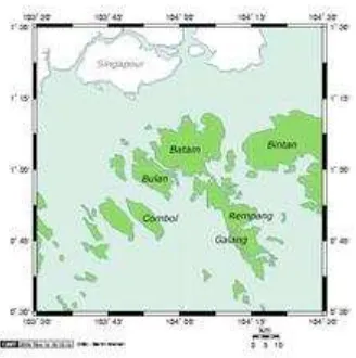 Gambar 1. Lokasi Pulau Galang 