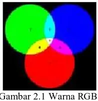 Gambar 2.1 Warna RGB 