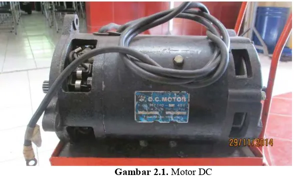 Gambar 2.1. Motor DC 