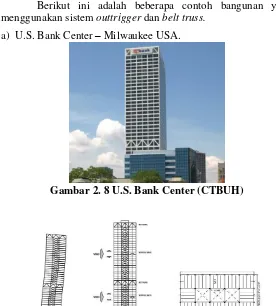 Gambar 2. 9 Structural diagram U.S. Bank Center (CTBUH) 