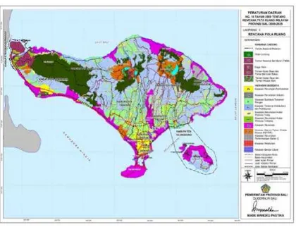 Gambar 3.2  Rencana Pola Ruang Wilayah Provinsi Bali 