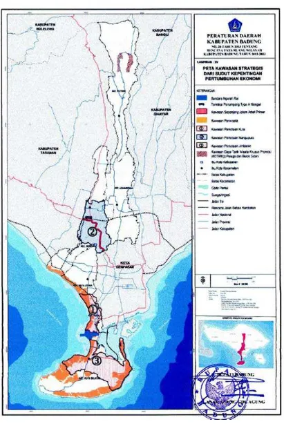 Gambar 3.5 : Peta Kawasan Strategis Kabupaten Badung 