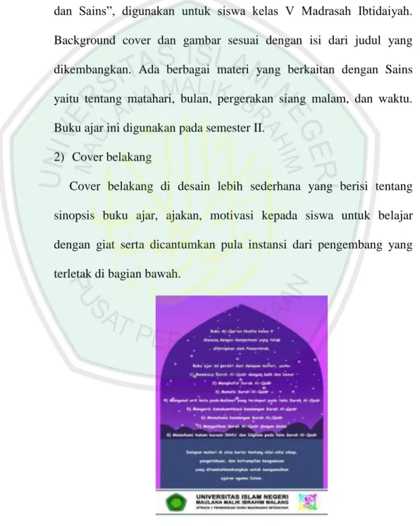 Gambar 4.2 Cover Belakang 