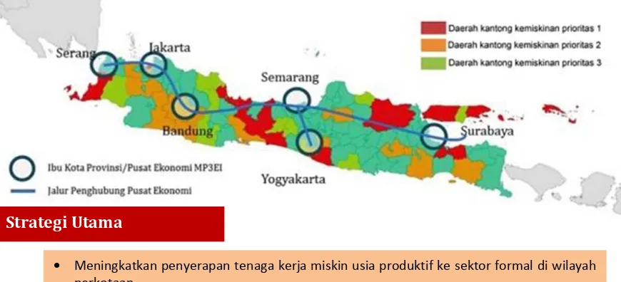 Gambar 2.12. Strategi MP3KI Pada Koridor Ekonomi Jawa  