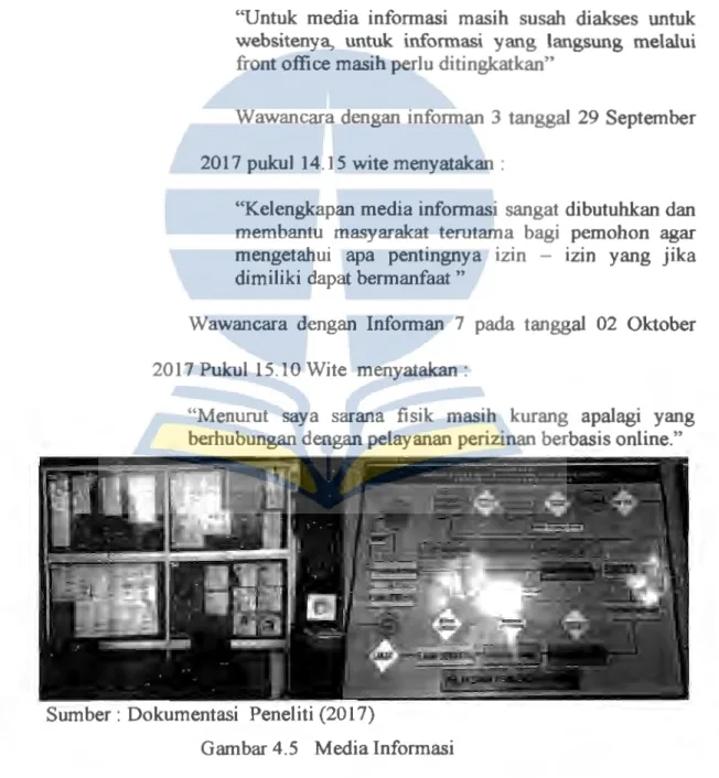 Gambar 4.5  Media Informasi 