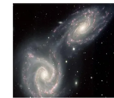Gambar 5. Colliding Galaxies mirip dengan Spiral Theodorus