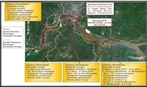Gambar 2.4 Peta Orientasi Kawasan Tepian Sungai Mahakam Kota Samarinda