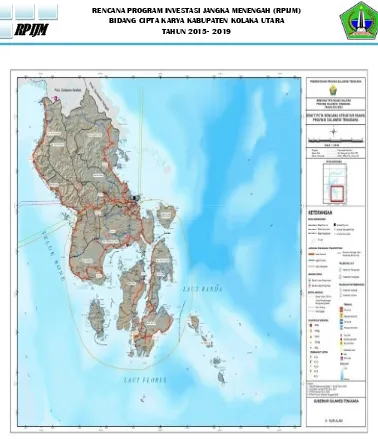 Gambar 3.1: Rencana Struktur Ruang Provinsi Sulawesi Tenggara 