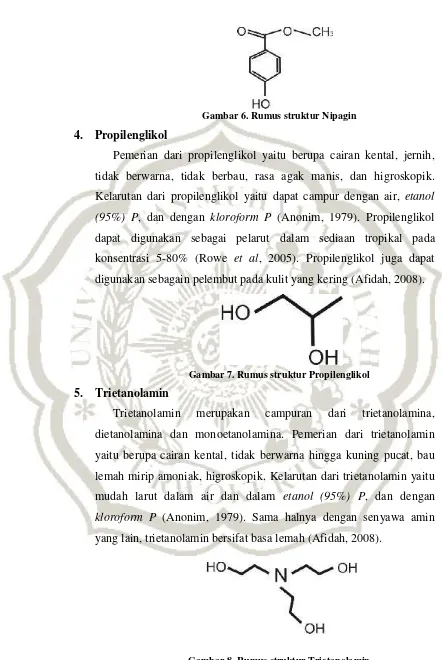 Gambar 8. Rumus struktur Trietanolamin