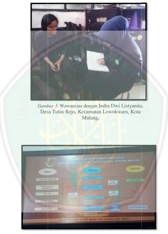 Gambar 4: Alur Pelayanan Penanganan Kasus Penempatan TKI Ilegal/ Unprosedural di P4TKI Malang