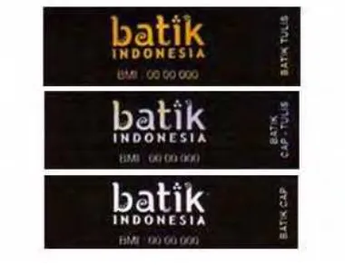 Gambar 1.1 Label SNI batik mark 