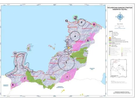 Tabel 5.2 Identifikasi Kawasan Strategis Kabupaten/Kota (KSK) berdasarkan RTRW 